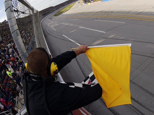 nascar warning flag